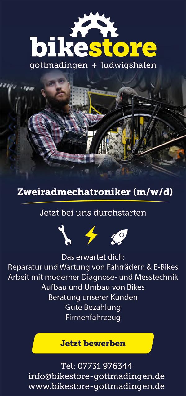 Zweiradmechatroniker (m/w/d) gesucht